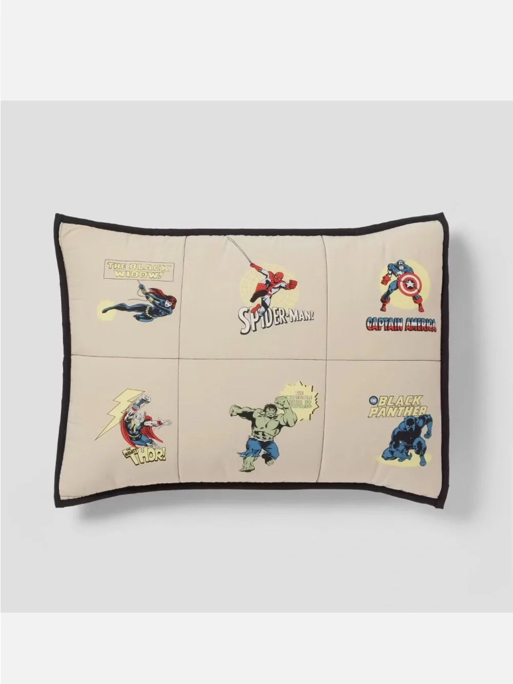 NWT Complete Set Marvel x Pillowfort Characters Quilt & Pillow Sham Full/Queen